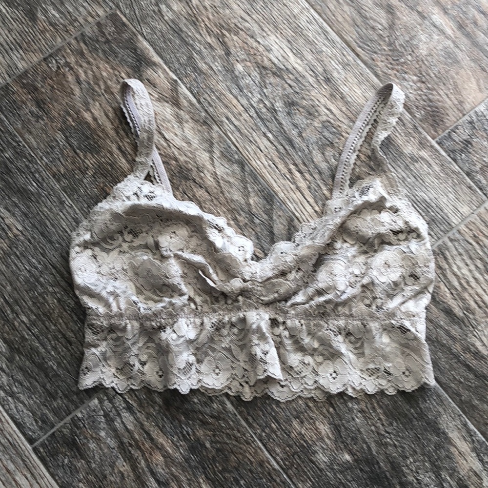 Grey bralettes